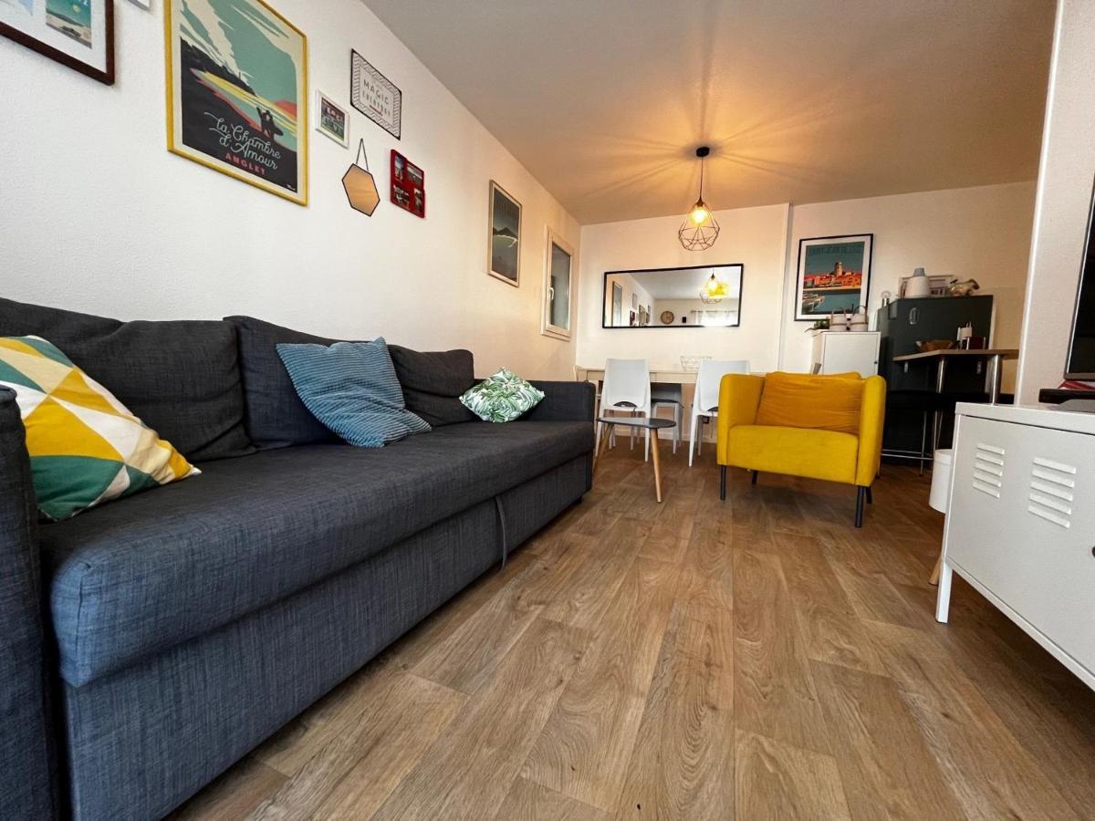 Bel Appartement T3 Avec Jardin, Piscine Et Parking, Proche Plage A Hendaye - Fr-1-239-739 المظهر الخارجي الصورة
